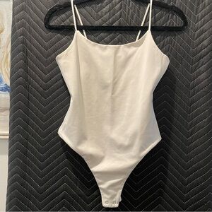 Anthropologie White Bodysuit